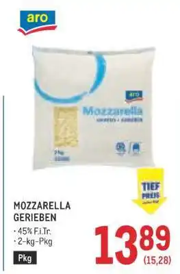 Metro Mozzarella gerieben Angebot