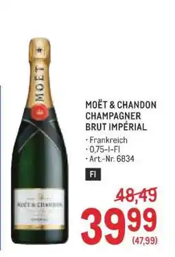 Metro Moët & Chandon Champagner Brut Imperial Angebot