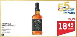 Metro Jack Daniel‘s Tennessee Whiskey Angebot
