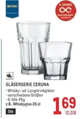 Metro GLÄSERSERIE CERUNA Angebot
