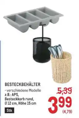 Metro BESTECKBEHÄLTER Angebot
