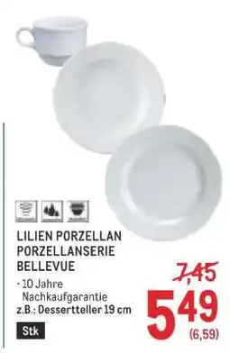Metro LILIEN PORZELLAN PORZELLANSERIE BELLEVUE Angebot