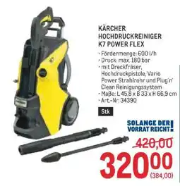 Metro KÄRCHER HOCHDRUCKREINIGER K7 POWER FLEX Angebot