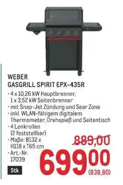 Metro WEBER Angebot