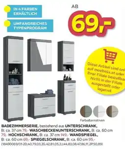 Möbelix Badezimmerserie Angebot