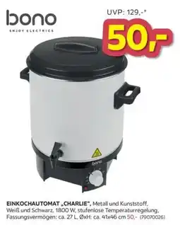Möbelix Einkochautomat charlie Angebot