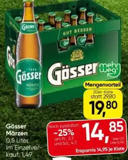 Eurospar Gösser Märzen Angebot