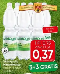 Eurospar Waldquelle Mineralwasser Angebot