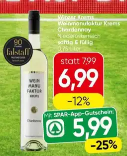 Eurospar Winzer krems weinmanufaktur krems chardonnay niederösterreich saftig & füllig Angebot