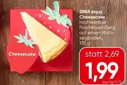 Eurospar Spar enjoy cheesecake Angebot