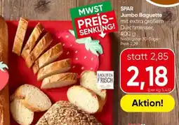 Eurospar Spar jumbo baguette Angebot