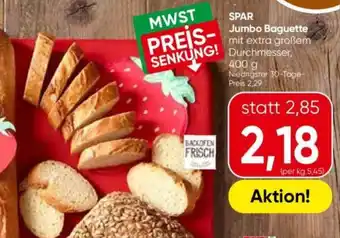 Eurospar Spar jumbo baguette Angebot