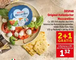 Interspar DESPAR Original italienischer Mozzarelline Angebot