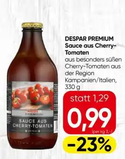 Eurospar Despar premium sauce aus cherry tomaten Angebot
