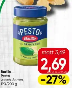 Eurospar Barilla pesto Angebot
