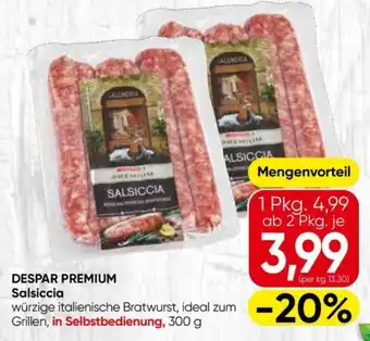Eurospar Despar premium salsiccia Angebot
