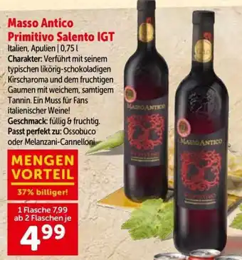 Interspar Masso Antico Primitivo Salento IGT Angebot