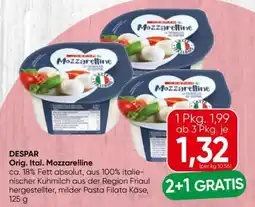 Eurospar Despar orig. ital. mozzarelline Angebot