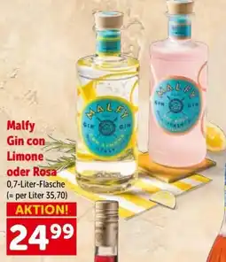 Interspar Malfy Gin con Limone oder Rosa Angebot
