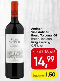 Eurospar Antinori villa antinori rosso toscana igt italien, toskana füllig & würzig Angebot