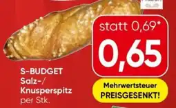 Eurospar S budget salz knusperspitz Angebot