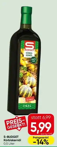Eurospar S-budget kürbiskernöl Angebot