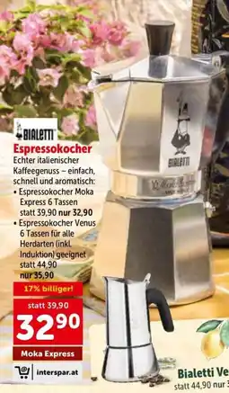 Interspar Espressokocher Angebot
