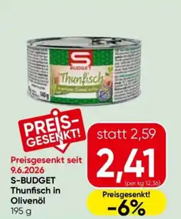 Eurospar S budget thunfisch in olivenöl Angebot