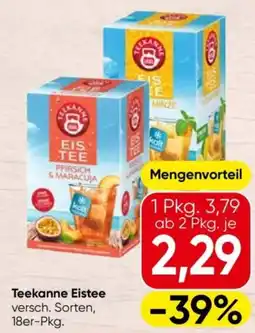 Eurospar Teekanne Eistee Angebot