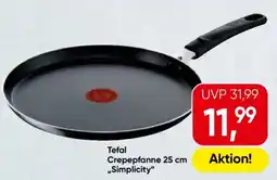Eurospar Tefal Crepepfanne 25 cm Simplicity Angebot