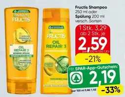Eurospar Fructis Shampoo Angebot