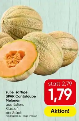 Eurospar Süße, saftige spar cantaloupe melonen Angebot