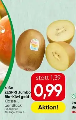 Eurospar Süße zespri jumbo bio-kiwi gold Angebot