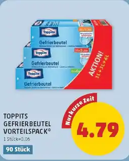 PENNY Toppits GEFRIERBEUTEL VORTEILSPACK Angebot