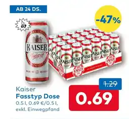 T&G Kaiser fasstyp dose Angebot