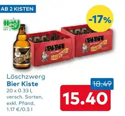 T&G Löschzwerg bier kiste Angebot