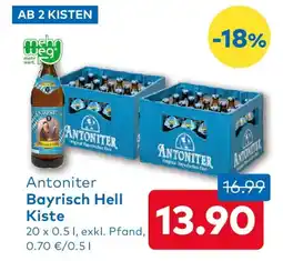 T&G Antoniter bayrisch hell kiste Angebot