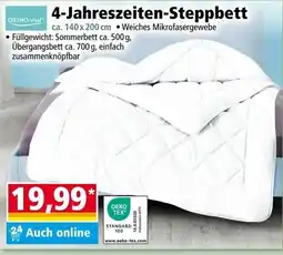 Norma 4-jahreszeiten-steppbett Angebot