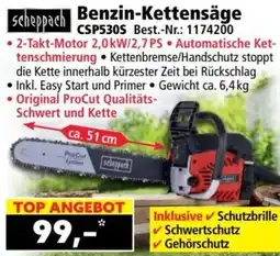 Norma Scheppach Benzin-Kettensäge Angebot