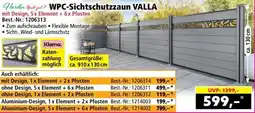 Norma Wpc-sichtschutzzaun valla Angebot
