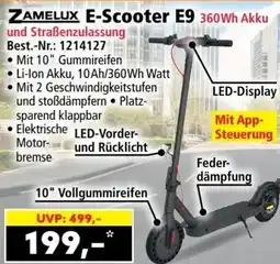 Norma Zamelux e-scooter e9 Angebot