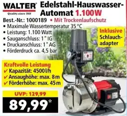 Norma Walter edelstahl hauswasser automat Angebot