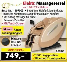 Norma Elektr. Massagesessel Angebot