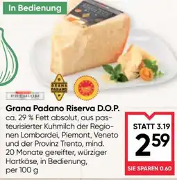 Maximarkt Grana padano riserva d.o.p. Angebot