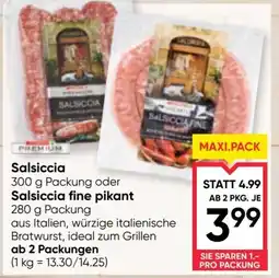 Maximarkt Salsiccia Angebot