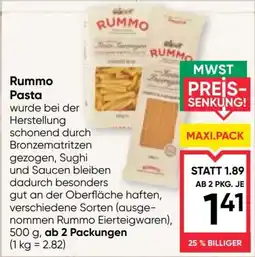Maximarkt Rummo pasta Angebot