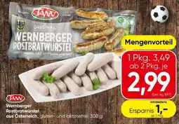 Eurospar Wernberger rostbratwurstel Angebot