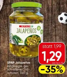 Eurospar Spar jalapeños Angebot