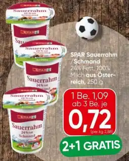 Eurospar Spar sauerrahm schmand Angebot