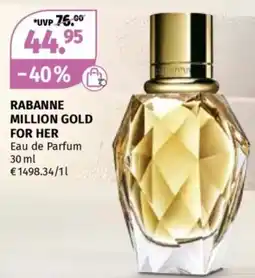 Müller Rabanne million gold for her Angebot